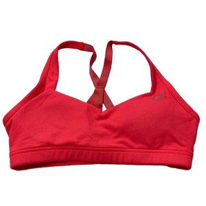Lorna Jane Women's Coral Padded Athletic Sports Bra Size Small